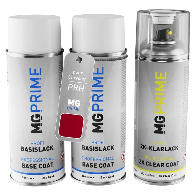 Peinture Voiture kit bombe aérosol 2c pour Chrysler PRH Blaze Red Crystal Pearl