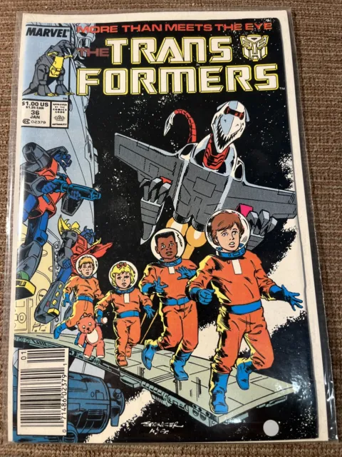 Marvel Comics The Transformers  #36 Comic book. “More than meets the Eye!”