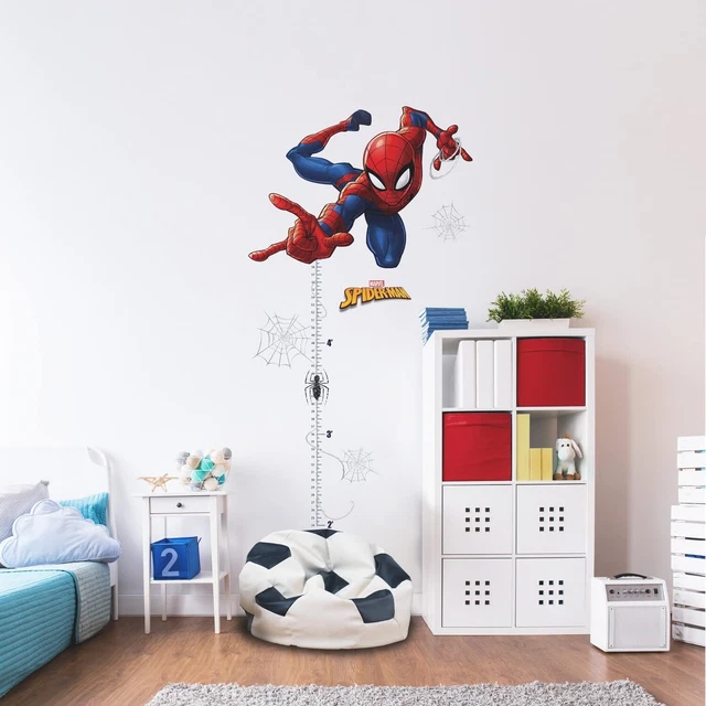 MARVEL SPIDER MAN Growth Chart Giant Peel & Stick Wall Decal Stickers