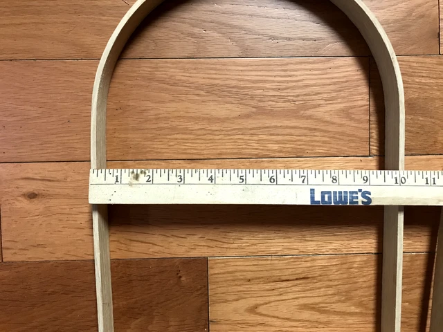 "Suministros de tejido de cesta lote de 3 asas marcos cestas de roble natural de ratán 1" 5