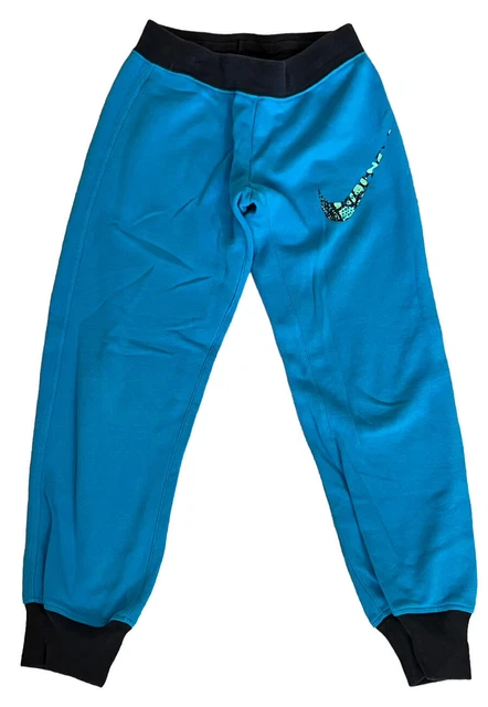 Nike Teal Blue Joggers Girls Size M Good Pre-Owned Condition
