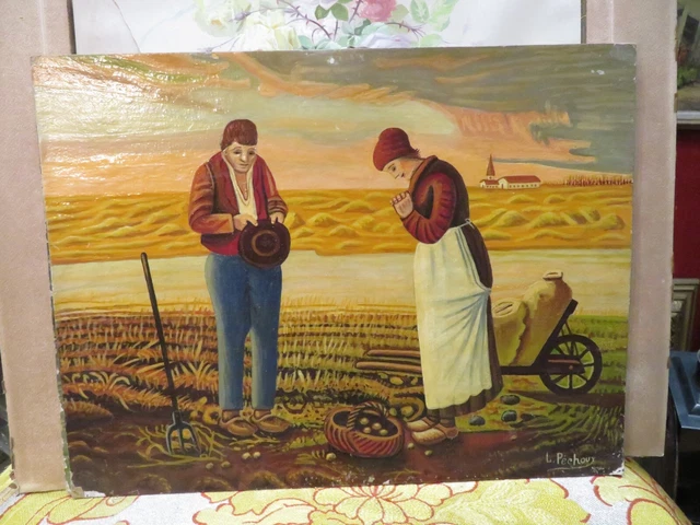 Pions Jeu Ancien 1920/30 – Dirigeable, Moto, Camion En Carton Gaufré Et Bois