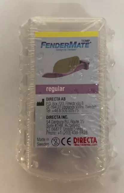 Fendermate Temp Dental Lilac (Pk 18) Stainless Steel Matrix On A Plastic Wedge