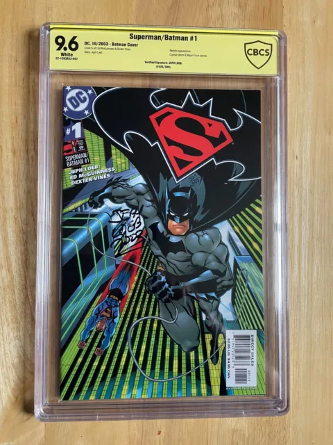 Superman/Batman #1 Cbcs 9.6! Ed Mcguinness & Dexter Vines Cover! 2Nd Printing!
