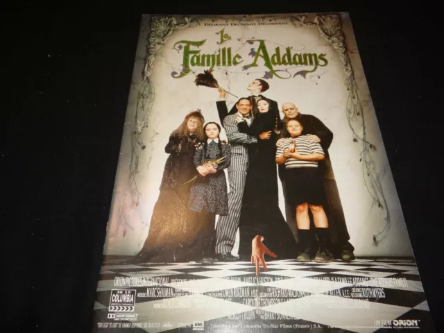 LA FAMILLE ADDAMS  dossier presse cinema fantastique