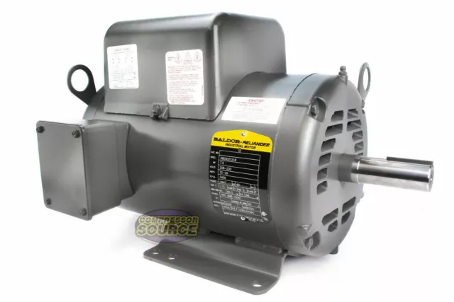 Baldor 7.5 Hp Electric Motor 3450 RPM 184 T Frame 1 Ph Single Phase 208/230 Volt