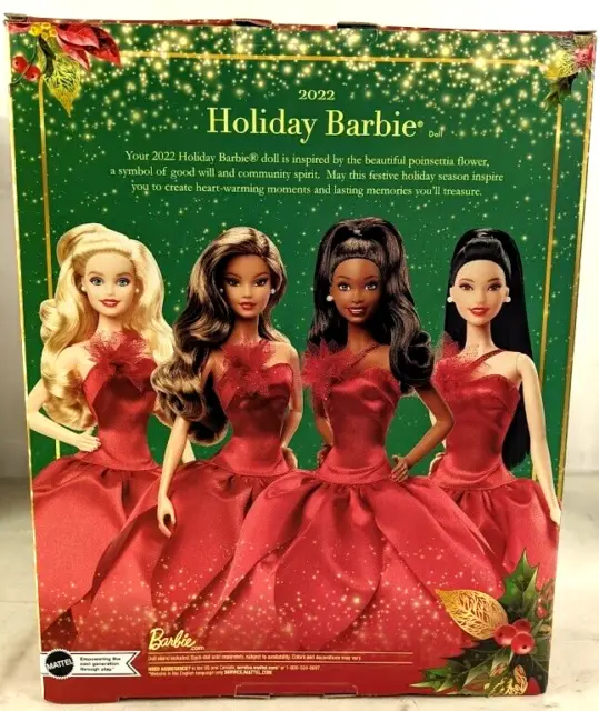 *NEW* Mattel Barbie Signature 2022 Holiday Fashion Doll - HBY08 3