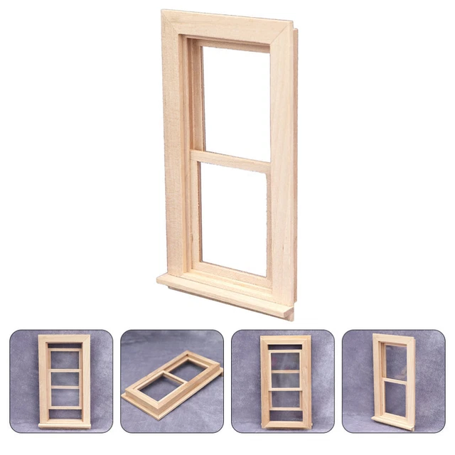 1 Set Holz Schöne Dekorative Fenster Modell Kinder Spielzeug Für Kinder Decor 4