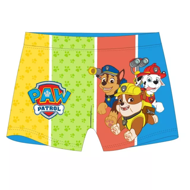 Paw Patrol Maillot de Bain A Short Mer Piscine Enfant Garçon 4-8anni 2