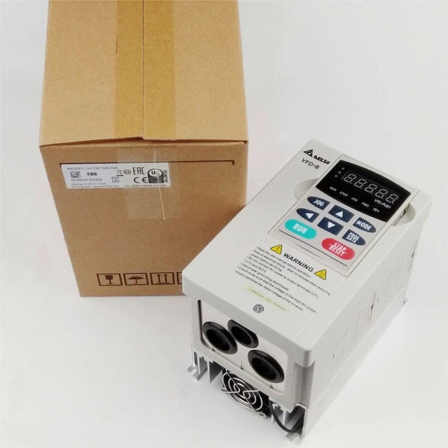 DELTA VFD015B23A VFDB 1.5kw 2HP 3 PHASE 220V 400HZ Inverter Frequency