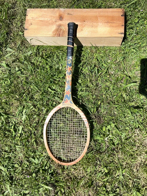 Raquette De Tennis En Bois Vintage – Gaspar Cerco Star, Fabrication Française