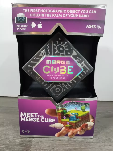 NEW Merge Cube AR/VR Holographic Object Hold In Hands ARC-01 Android / Apple