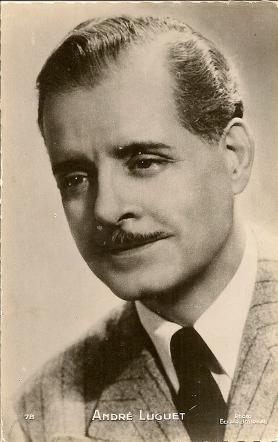 Carte Postale Fantaisie Celebrite Homme Acteur Andre Luguet