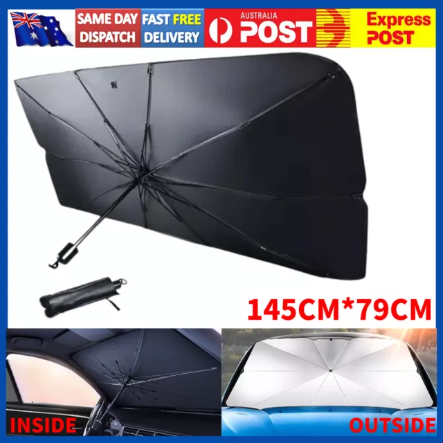 Car Windshield SunShade Front Window Cover Visor Sunshade L Umbrella  Foldable