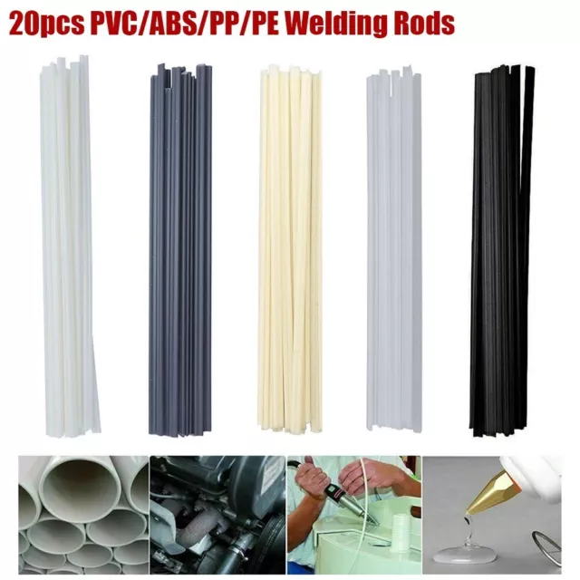 20/50X Plastic Welding Rods Bumper Repair ABS/PP/PVC/PE Sticks 200mm Welder Tool