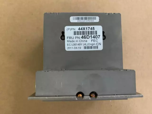 IBM System X3400 X3500 M2 M3 Heatsink 46D1407 44X1745