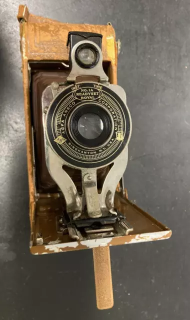 Afga-Ansco ILEX No.1A Antique Folding Bellows Camera Ready Set