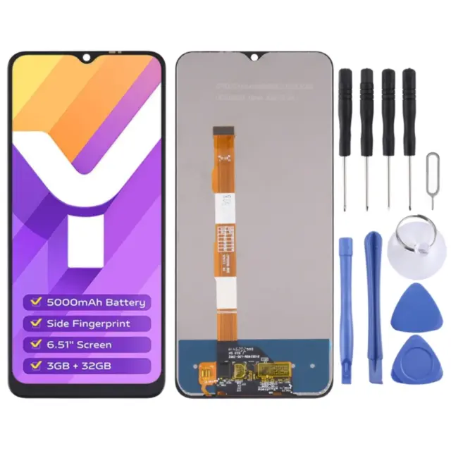LCD Screen and Digitizer Full Assembly for Vivo Y15s / Y15a V2120