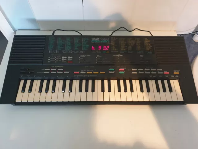 Yamaha Portasound Pss 480 Keyboard Good Working Condition