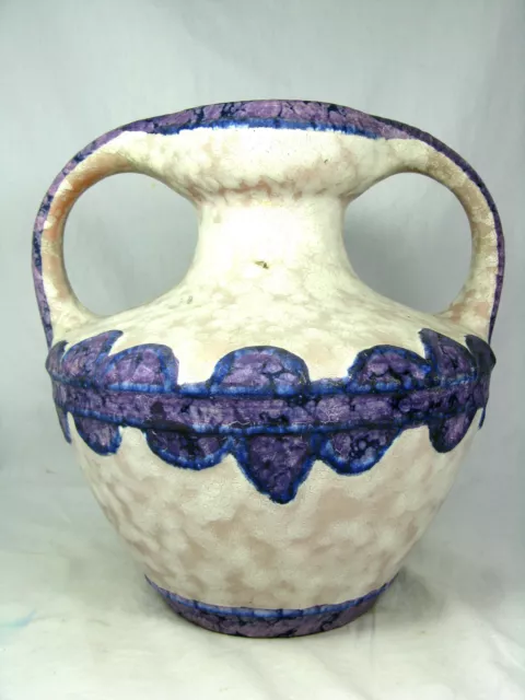 Well shaped  70´s Design Marei  " Fat Lava " Keramik pottery vase  24 cm