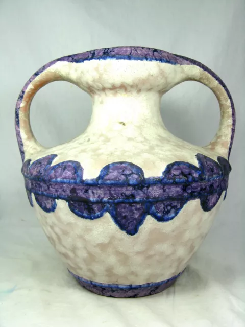 Well shaped 70's Design Marei ""Fat Lava"" Ceramic Pottery Vase 24cm