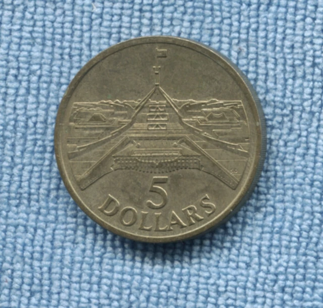 1988 5 COMMEMORATIVE Coin Official Opening of Parliament House Canberra U775 8.00 PicClick AU
