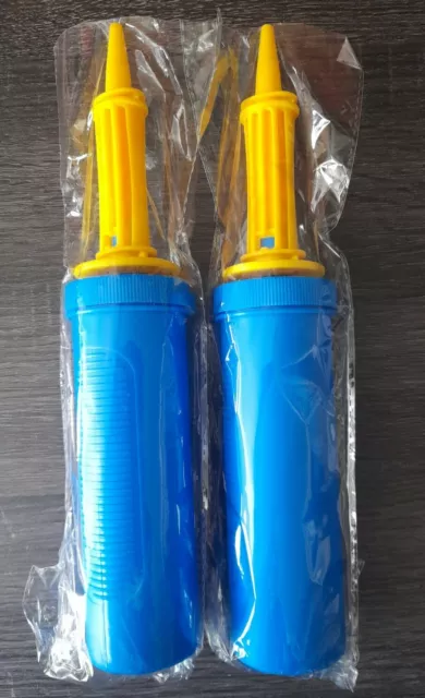 2Pk Balloon Pump Hand Held Inflator Double Action