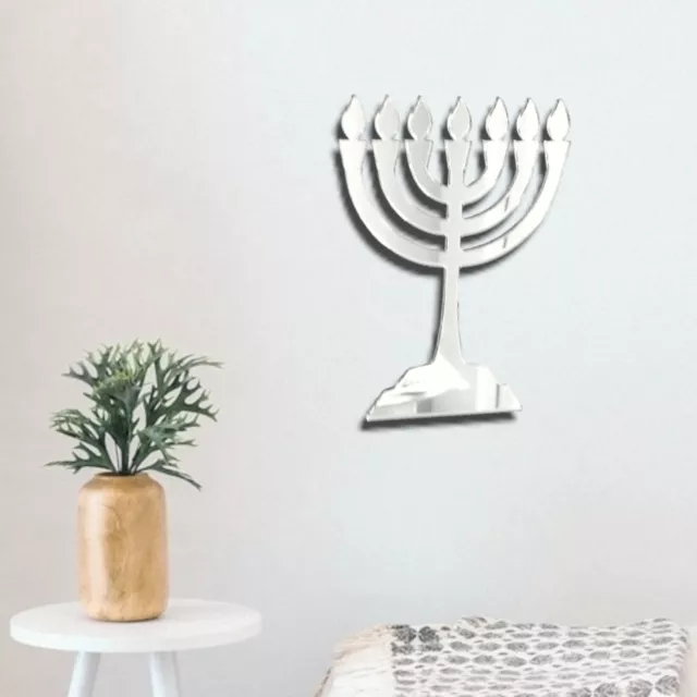 Menorah Shaped Acrylic Mirrors - Various Sizes