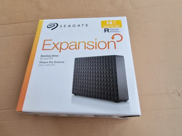 Seagate Expansion Desktop 14TB External Hard Drive USB3.0