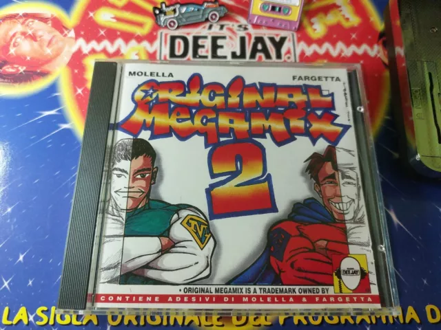 Original Megamix 2 Molella e Fargetta Radio Deejay Compilation CD Music Dance 90