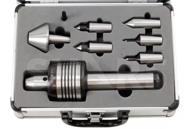 MT 3 Morse Taper Medium Duty CNC Live Center Set  3000RPM 0.0006 TIR  + CERT #[