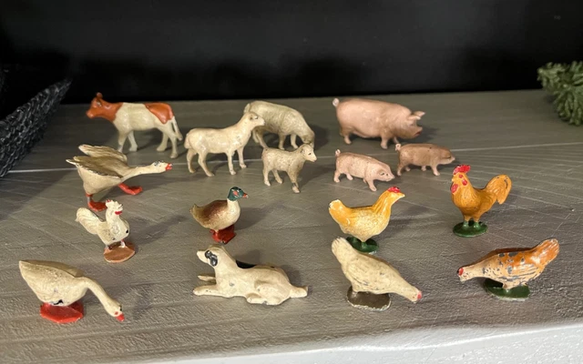 FIGURINE ALUMINIUM AILOR LA FERME / CHEVAL TYPE QUIRALU