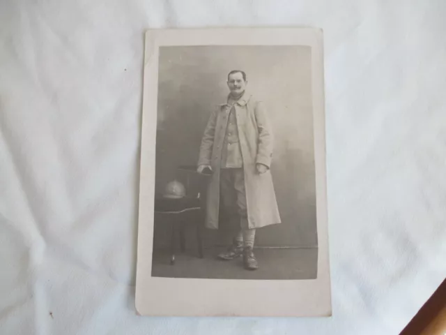 CPA HAIRY PHOTO CARD WW1 SOLDIER OF THE 124th Infantry Regiment