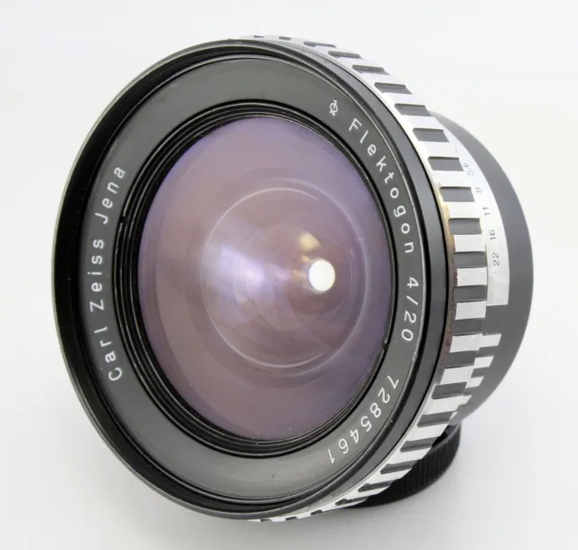 Carl Zeiss Jena 20mm f4 Flektogon Lens - M42 Screw Mount Super Wide Angle