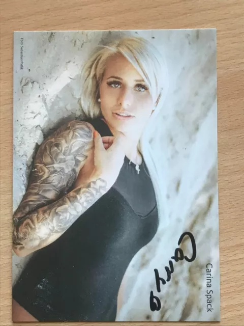 Carina Spack Autogrammkarte orig signiert TV Film #5741