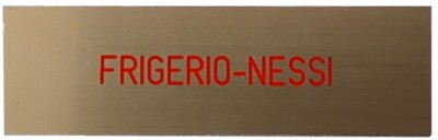 Web TARGHETTA CITOFONO Incisa Posta Campanello Porta Prezzo Più Basso Web 