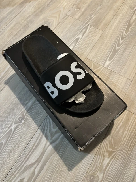 Hugo boss sliders size 6 hotsell