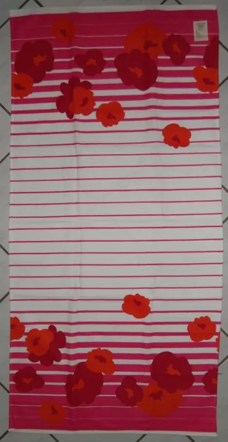 DDR FROTTANA Badetuch Duschtuch Malifrottier Blumen 70cm x 145cm mit Etikett Neu