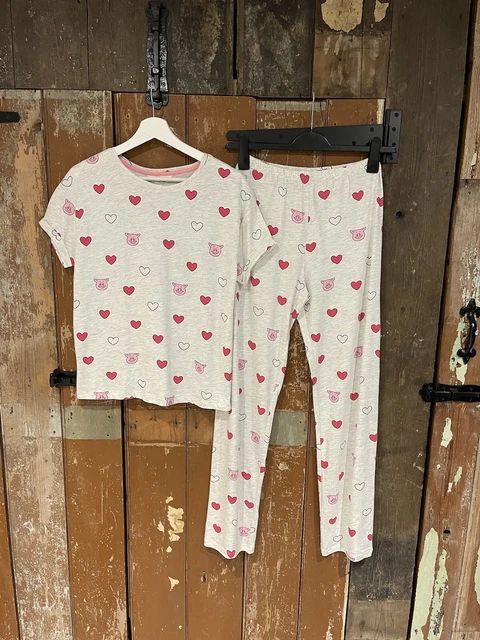 MARKS SPENCER Percy Pig Pyjamas Set Women s Size Small T Shirt