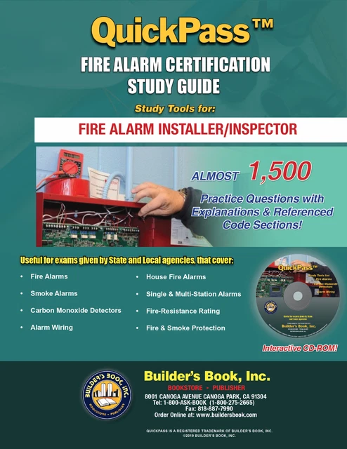 FIRE ALARM CERTIFICATION Exam QuickPass Study Guide Based On The Fire ...