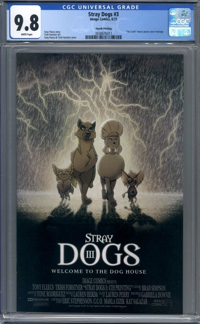 Stray Dogs #3 "The Craft" Movie Variant 4th Print Image Comics CGC 9.8