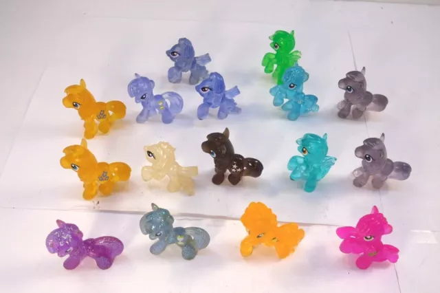 LOT Of 16 My Little Pony Mini Figures Plastic ~2” Toys MLP MIX