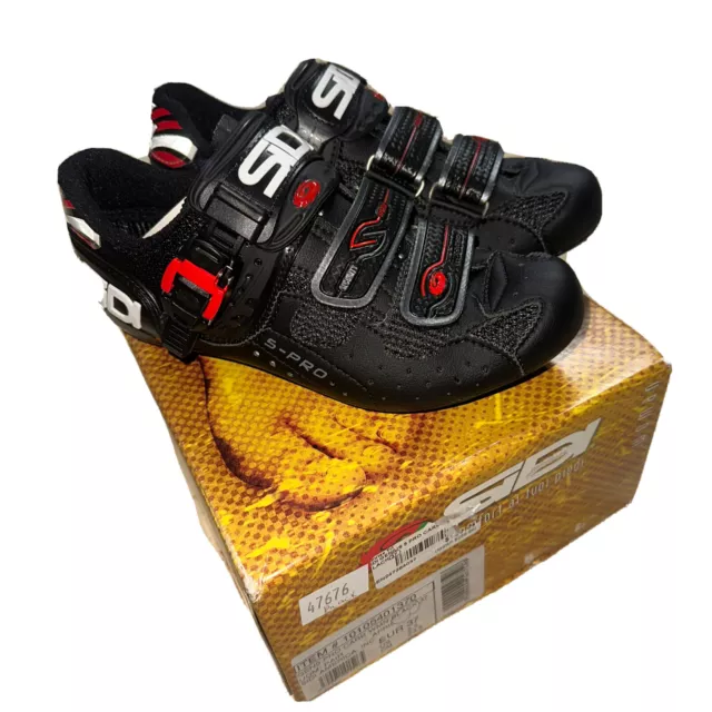 SIDI Genius 5 Pro Carbon Women's Road Cycling Shoes EU 37 US 5.5 Black MSRP $259