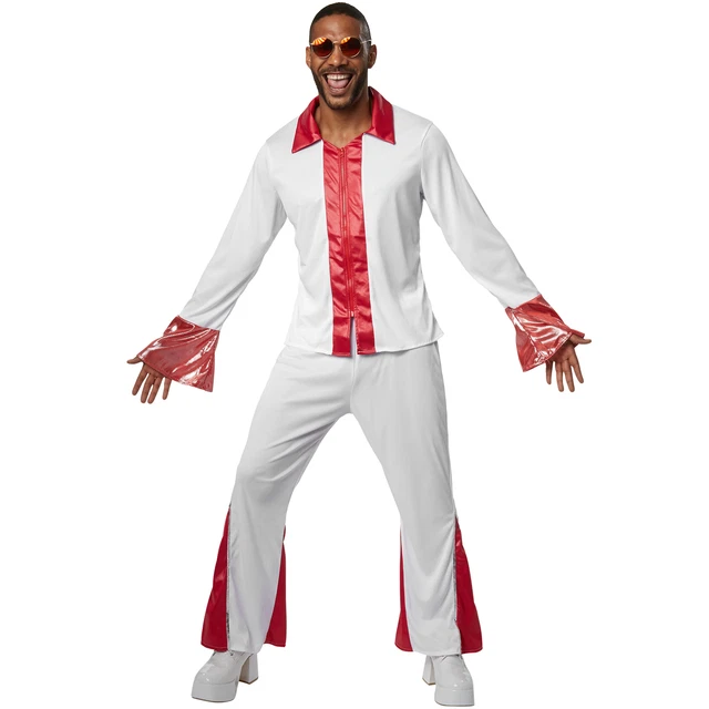 MENS COSTUME DISCO Dancer 70s 80s Hippie Flares Night Fever Fancy Dress Carnival 29.99 - PicClick UK MENS COSTUME DISCO Dancer 70s 80s Hippie Flares Night Fever Fancy Dress Carnival 29.99 - PicClick UK