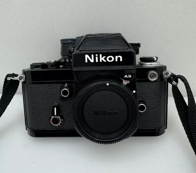 Nikon F2 AS Photomic Black 35mm Film Camera Body