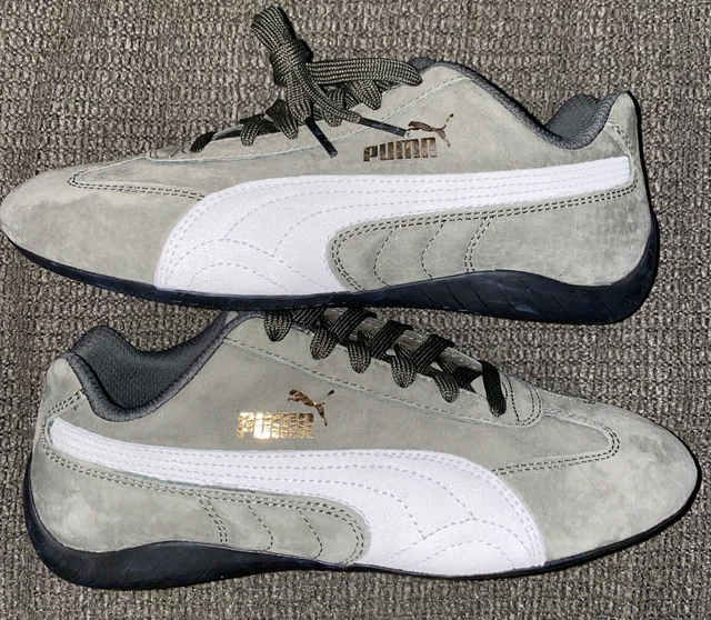 PUMA SPEEDCAT OG Sparco Olive Green Forest White Motorsport Trainers