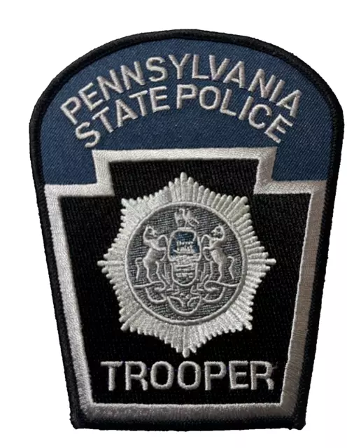 Pennsylvania State Police Trooper Patch (Pd1) Gray Shoulder Insignia