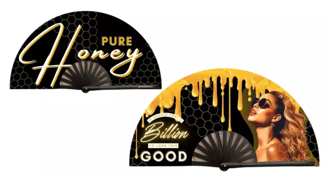 HONEY HAND FAN | Beyonce | Renaissance World Tour | Concert | Large Hand Fan