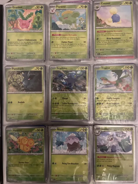 Lot De 132 cartes Pokémon Jcc Évolution À Paldea. Lot De Cartes Uniques