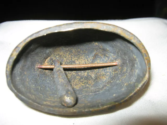 SIGNED Mid-Late 1800s MANDALAY hka-lauk Bronze BUFFALO BELL 3" x 2.5" x 1.75" 10